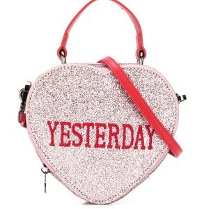 Alberta Ferretti Girls Pink Glitter Yesterday Bag